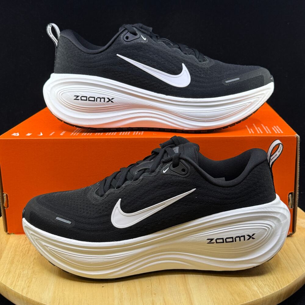 Nike Vomero Plus Running Black White Size 8 HV8154-002 Women's Sneaker